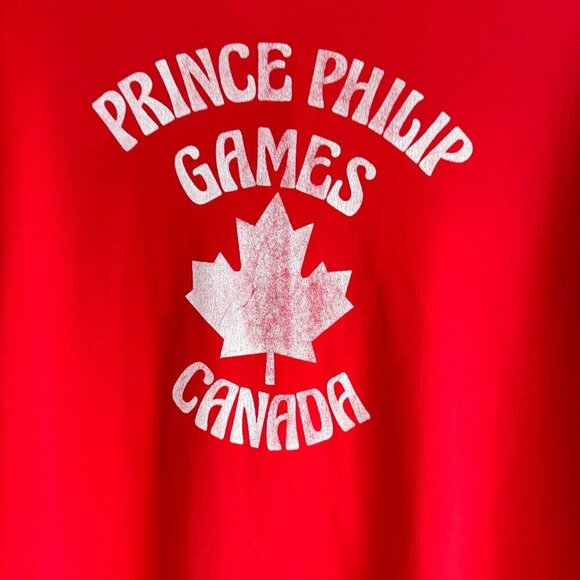 Vintage Adidas Prince Philip Games Canada Red Zip up Jacket M - Picture 2 of 7